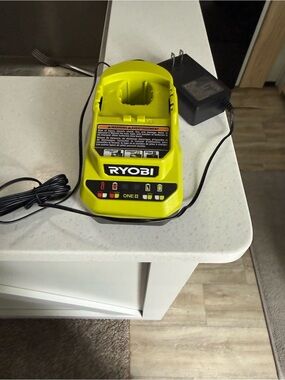 RYOBI Battery Charger in Bright Yellow